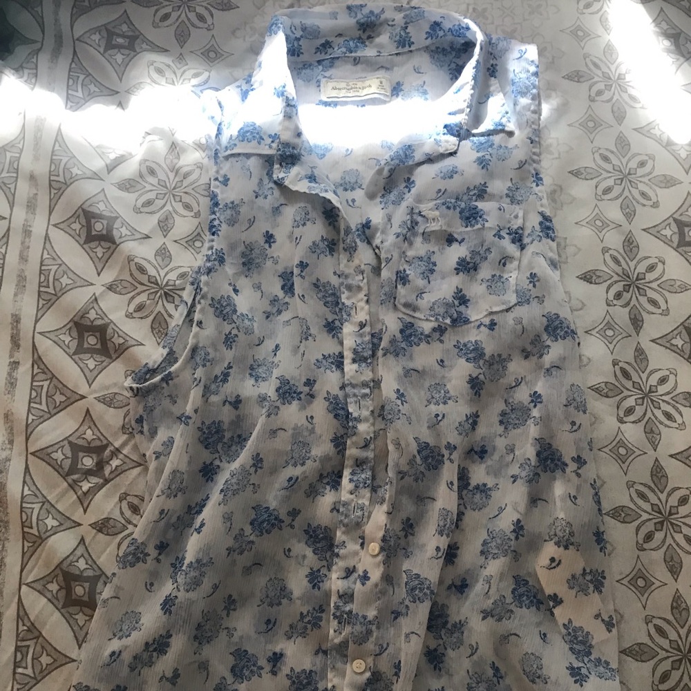 Sheer Abercrombie and Fitch Top